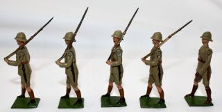 Britains Toy Lead Soldiers BRITISH INFANTRY IN TROPICAL SERVICE DRESS 1294 3