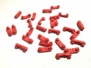 28x Lego Technic Ev3 Red Rubber Attachment For Large Tread Link (14149)