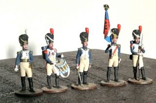 Napoleonic French Imperial Guards Command Set.  Made In St Petersburg Russia