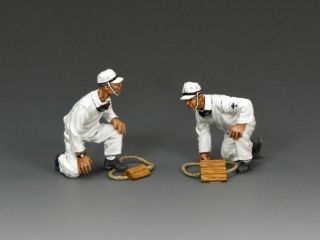 Jn002 Japanese Navy Flight Deck Crew Set By King & Country (retired)