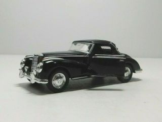 Welly 1955 Black Mercedes Benz 300s 1:43 Scale Diecast Pull Back Classic