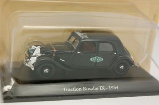 Universal Hobbies Presse 1/43 - Citroen Traction Rosalie Ix 1934