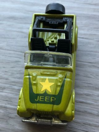 Vintage Hot Wheels 1981 Patrol Green Jeep 1:64 Diecast