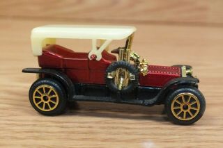 Vintage Style 1906 Rolls Royce Red & Black 302 Collectible Plastic Small Car