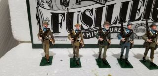 Fusilier Miniatures American Civil War Confederate March & Officer RARE 2