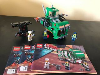 100 Complete The Lego Movie 70805 - Trash Chomper / Garbage Truck 2 - In - 1