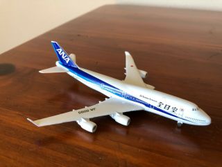 Ana All Nippon Airways Boeing 747 - 400 1:600 Scale Die Cast Model.  Schabak