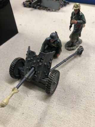 King & Country Ws66 German A Time Tank Gun Missing Ammo Crate