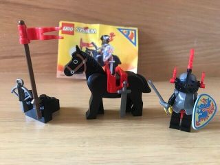 Vintage Lego Castle Set 6009 - Black Knight Complete With Instructions