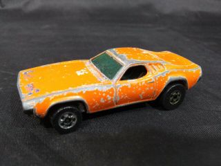 1970 Hot Wheels: Dodge Charger,  Orange Car.  Vintage