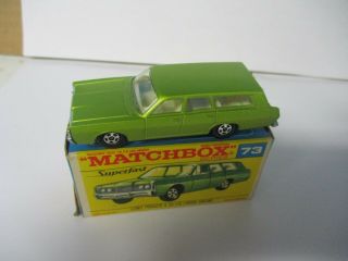 Matchbox Lesney Superfast Sf73 Mercury Commuter - Green,  Boxed