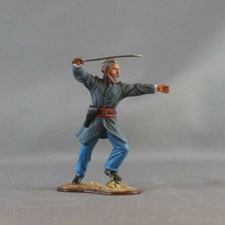 Civil War Confederate Officer Charging With Sword Britains St Petersburg