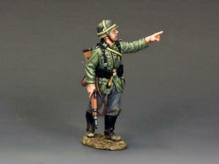 King & Country - World War Ii German Soldat Pointing Ws208 Wwii
