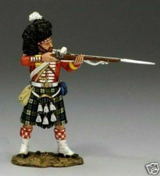 King And Country Crw16 " 93rd Highlander Standing Firing " 60mm Metal Toy Soldier