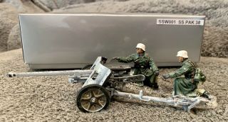 Thomas Gunn Tgm Ssw001 German Ss Ww Ii Winter Pak 38 Anti Tank Gun Set W/ Box
