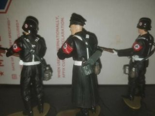 Custom gi joe /1:18 21st century Toys WWII German SS Commander And 2 SS Troopers 2