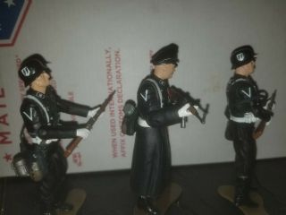 Custom gi joe /1:18 21st century Toys WWII German SS Commander And 2 SS Troopers 3