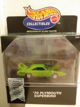 Hot Wheels 1999 Collectables Black Box 70 Plymouth Superbird.  Vhtf.  100 Perfect