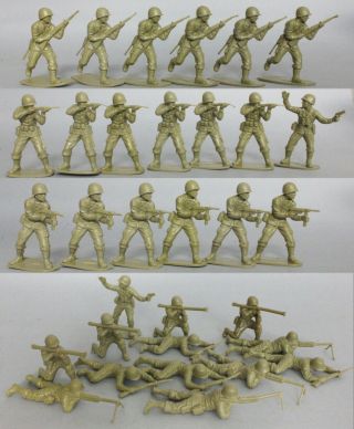 Airfix Plastic 1/32 Scale Ww2 American Infantry Figures