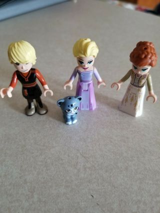 Lego Disney Frozen 2 (anna,  Kristoff,  Elsa And Chico) Minifigures