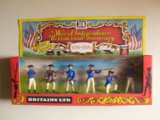 Britains Swoppet War Of Independence Bi - Centennial Set Of 6 Figs.  Box L@@k