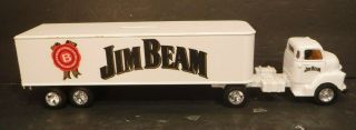 Ertl Jim Beam Brands 1950 Chevy Cab 2 In Series Semi Truck & Trailer Bank W/key