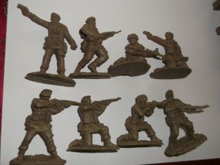 Conte Wwii Ww2 British Airborne Set 1 D - Day 8 Plastic Soldiers In 8 Poses (a)