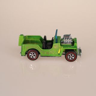 Loose Red Line Club Hot Wheels Green Chrome Custom Willy 