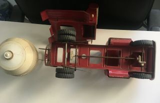 Tonka red cement mixer 1960 ' s truck toy 3