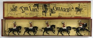 Britains Toy Lead Figures Military The Life Guards Set No.  1 Vintage