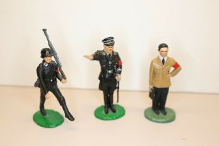 World War Ii German Toy Soldiers By Valiant And Painted By W.  Paul Legreco