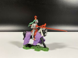 Britains Swoppet War Of The Roses Knight On Horse Lance Red Knight