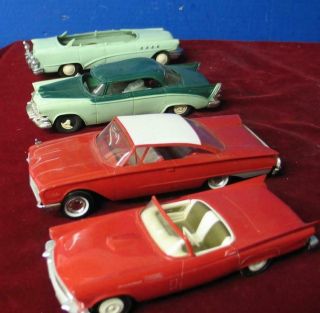 Vintage Dealer Promo Cars 60 Ford,  57 Thunderbird,  56 Dodge,  Buick
