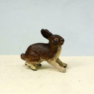 Vintage Lead Cold Painted Large Scale Hare By Heyde - Pre War - Britains Era