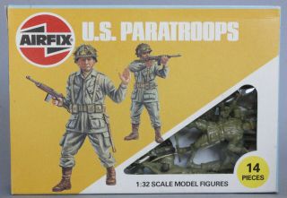 Airfix Boxed 1/32 Scale Us Paratrooper Figures