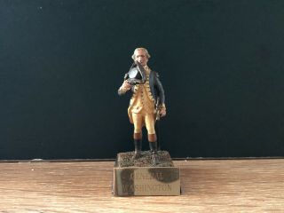 A Very Fine Model Of George Washington.  54mm Metal Model.  Studio Painted