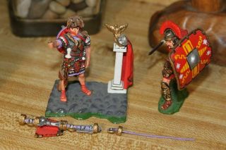 Roman Legions Soldier W Shield & Sword St.  Petersburg Niena Toy Soldier Pewter