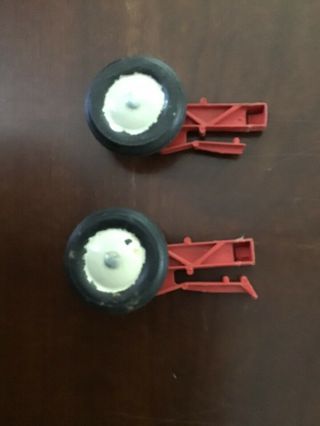 2 Old Ertl 1/16 International Trailing Plow Wheels And Tires
