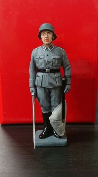 King And Country Ww2 German Army Officer At Attention Ws339