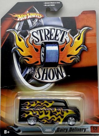 Hot Wheels Street Show Dairy Delivery On Card,  But The Card Is Creased