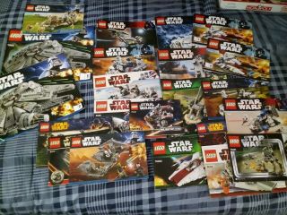 Lego Star Wars Instruction Manuals - Manuals Only.
