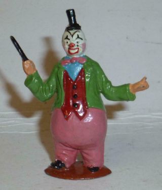 Timpo Vintage Lead Circus Clown Band Conductor - 1950 