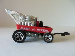 Vintage Mattel Hot Wheels Radio Flyer Wagon Hot Rod 1074