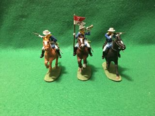 U.  S.  7th Cavalry Custer Era 1/32 Scale Plastic Figures 3