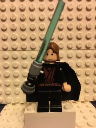 Lego Star Wars Anakin Skywalker Light Up Lightsaber Minifigure 7257