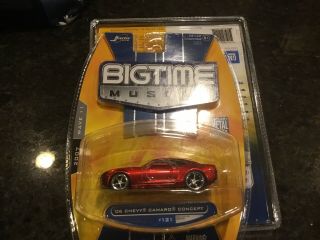 1/64 Jada Dub City Bigtime Muscle 2006 Metallic Red Chevy Camaro Concept