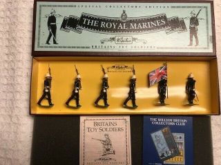 Britains Toy Soldiers The Royal Marines Special Collectors Edition 8855 (6) Figs