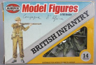 Airfix Boxed 1/32 Scale British Infantry Figures