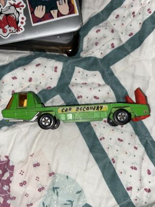 1975 Lesney Matchbox Kings Car Recovery Transporter K - 13 - 2 / " As Found "