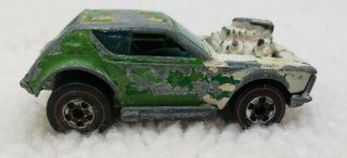 Mattel Hot Wheels Red Line Green " Gremlin Grinder " Die Cast Vehicle Ws